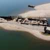 Niedrigwasser der Donau legt Knochen und Wracks frei